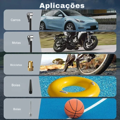 Bomba de Ar Elétrica sem Fios
