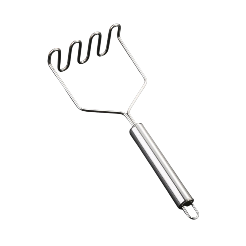 Esmagador Manual de Batatas e Legumes em Aço Inoxidável