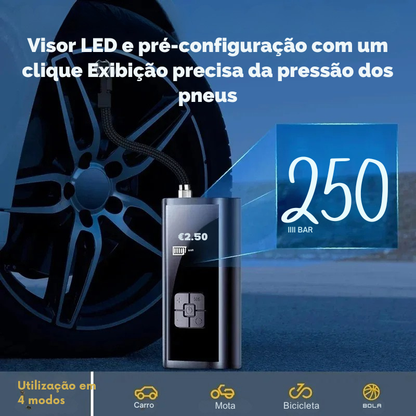 Bomba de Ar Elétrica sem Fios
