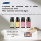 Difusor de Aromas USB com Efeito Chama RGB