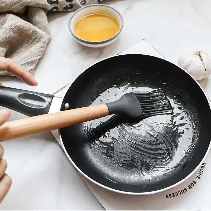 Conjunto de Utensílios de Cozinha em Silicone AJOYOUS