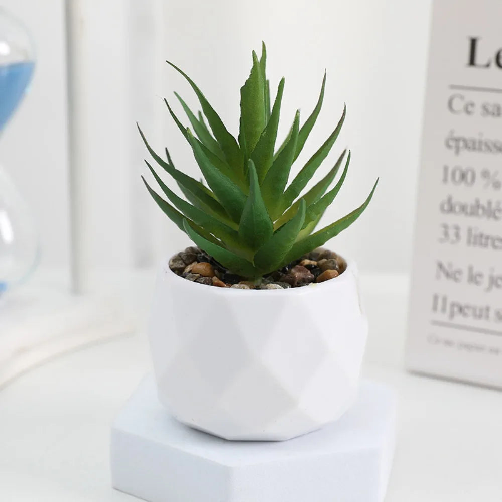 Mini Bonsai de Suculentas Artificiais
