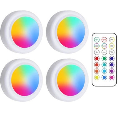 Luzes LED RGB sem Fios para Armários e Móveis