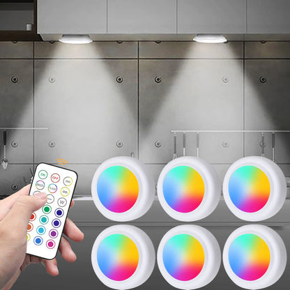 Luzes LED RGB sem Fios para Armários e Móveis